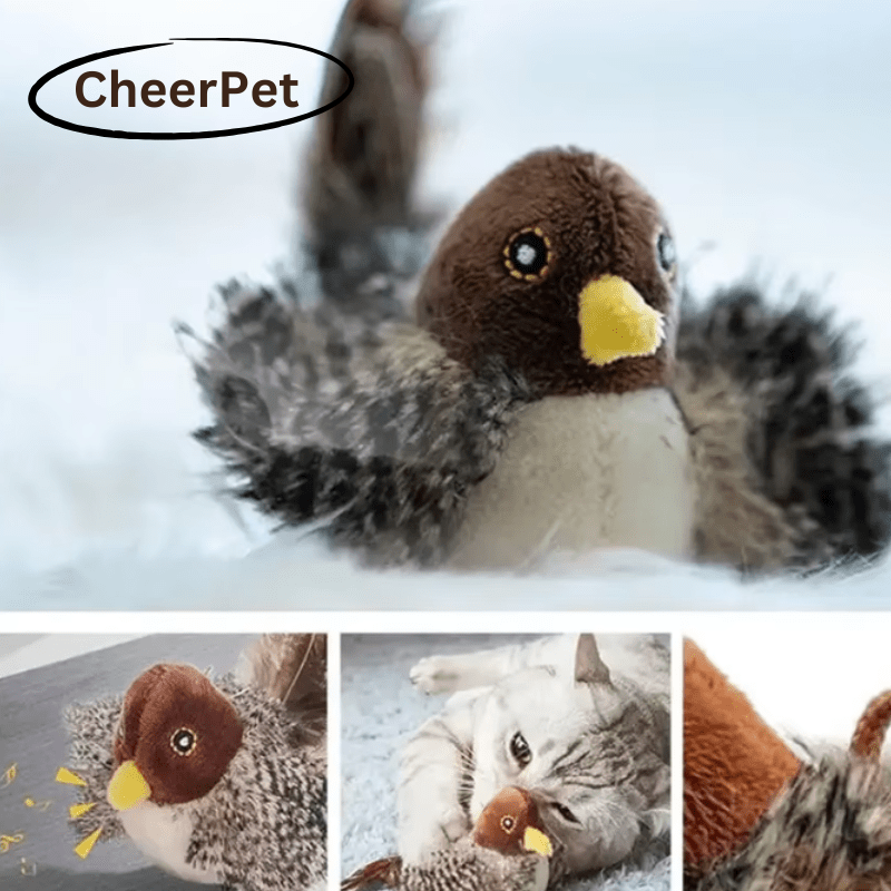 1+1 FREE | CheerPet Cat Bird Toy with Wings