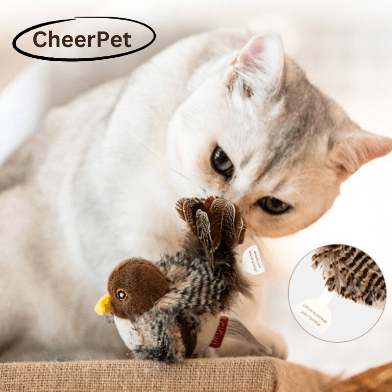 1+1 FREE | CheerPet Cat Bird Toy with Wings