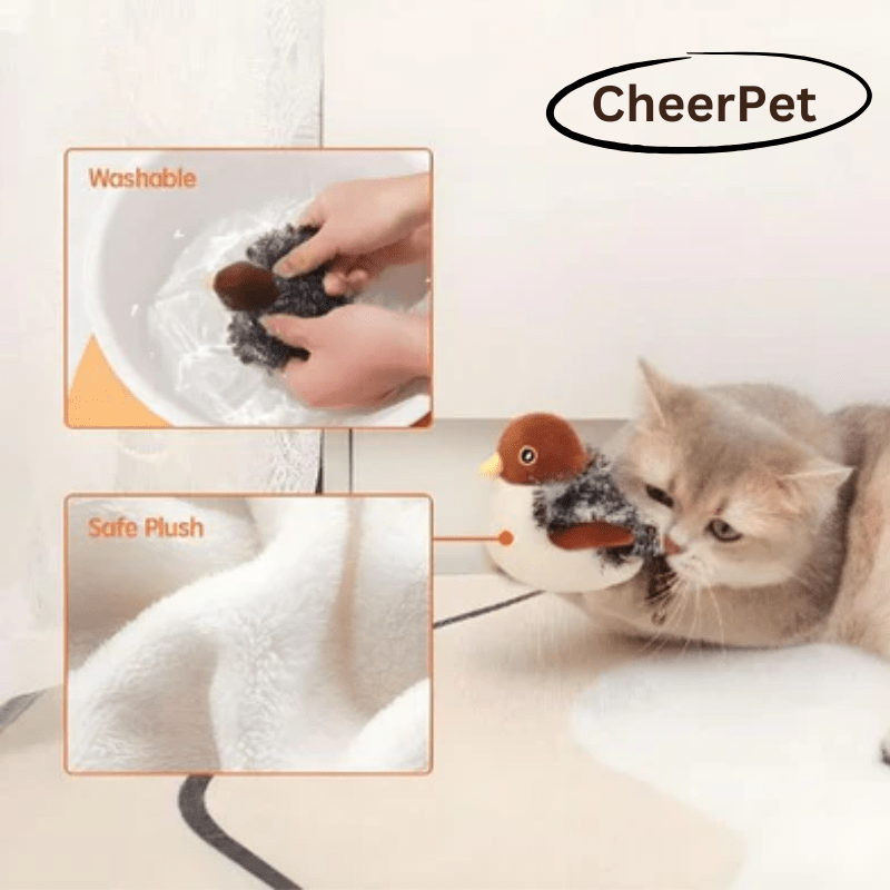 1+1 FREE | CheerPet Cat Bird Toy with Wings