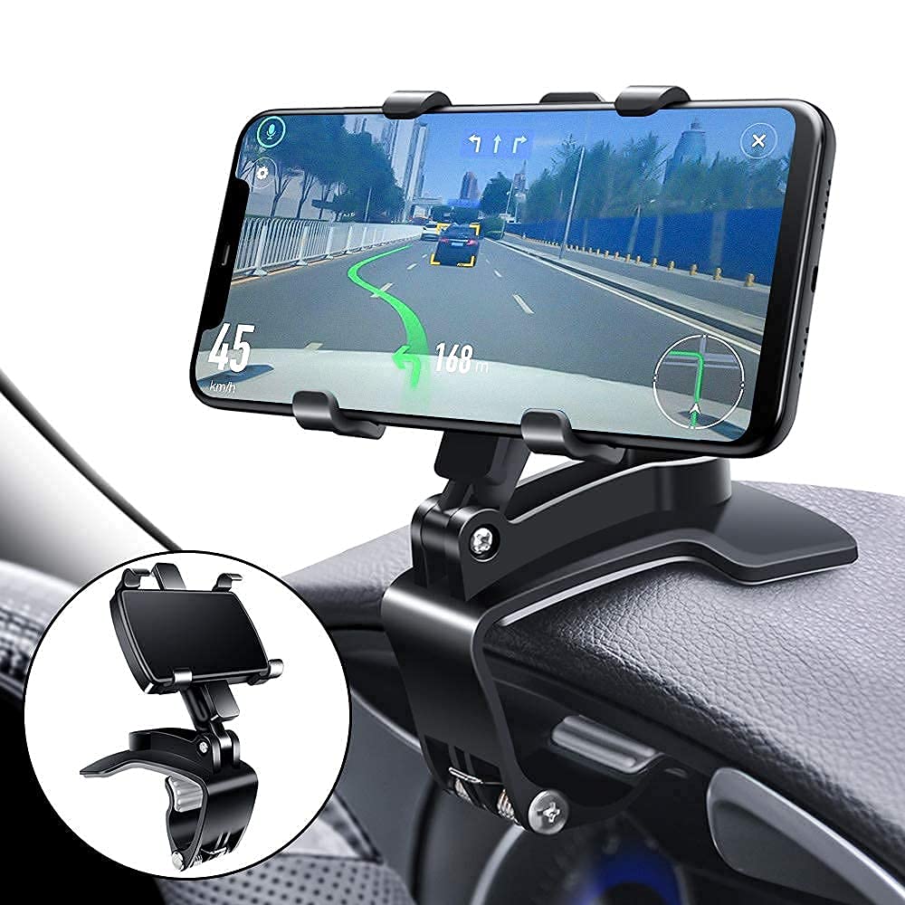 Multifunctional Car Dashboard Mobile Phone Holder 360" Rotation