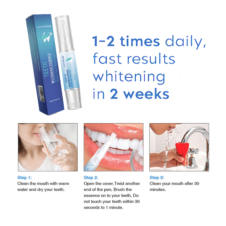 (1+1 Free) LANTHOME™ | Teeth Whitening Essence - Free  Protected Shipping!